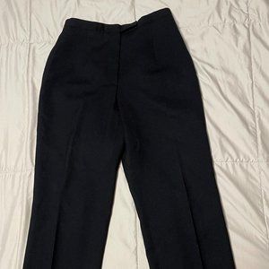 100% Pure Wool, Lined Slack, Jet black, Side Pockets XS